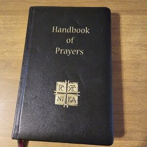 Handbook of prayers, genuine leather